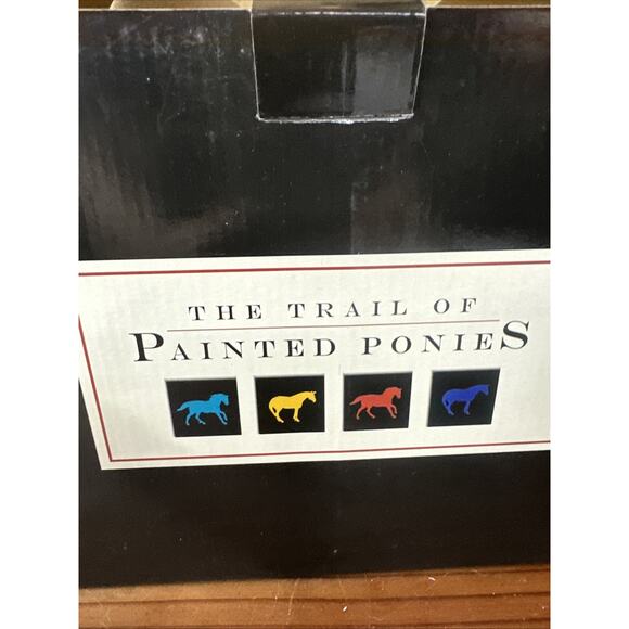 Trail of Painted Ponies Porcelain Figurine Spirit War Pony 2E 6410 In Box - Picture 7 of 7